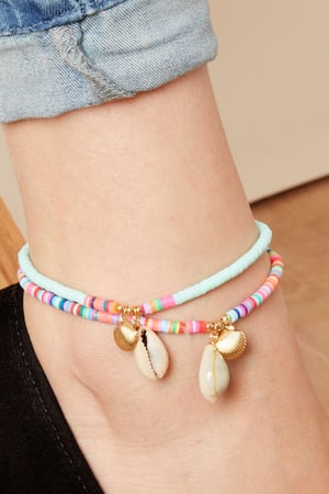 Fußkette Beach Day Orange Kupfer h5 Bild5