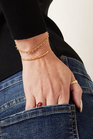 Bracelet Line Of Dots Argenté Acier inoxydable h5 Image2