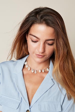 Necklace Beach Girl Argenté Cuivré h5 Image3