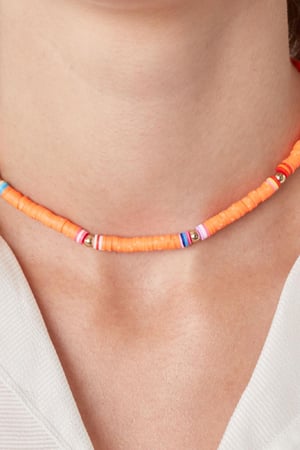Ketting Surf Babe Oranje Rubber h5 Afbeelding2