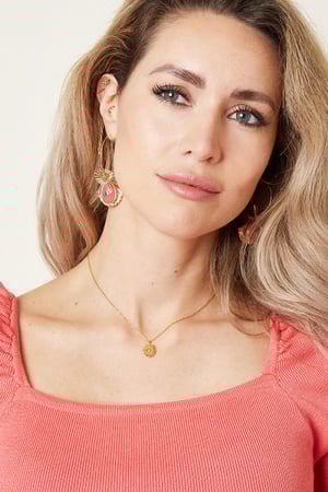 Necklace Shining Eye Argenté Acier inoxydable h5 Image5