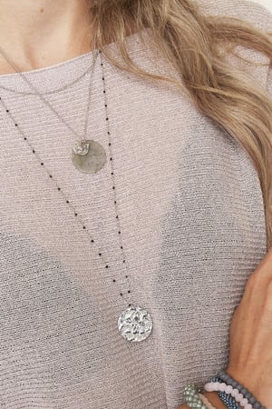 Collar Cast in Stone Argenté Acier inoxydable h5 Image4