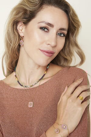 Collier Steel Star Rouge Acier inoxydable h5 Image5