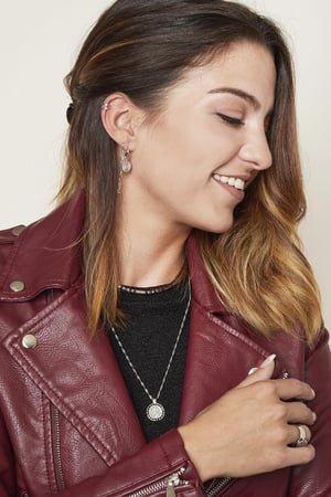 Collier Mr. Sun Argenté Acier inoxydable h5 Image2