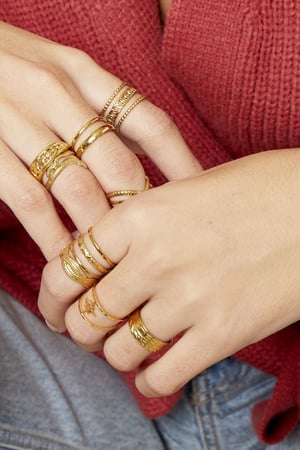 Bague Star Struck Argenté Acier inoxydable One size h5 Image2