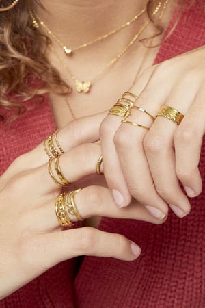 Ring Luna Silber Edelstahl One size h5 Bild2