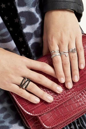 Anillo Intertwined Plata Acero inoxidable One size h5 Imagen2