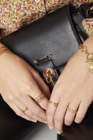 Ring Pure Goud kleur Koper One size h5 Afbeelding2