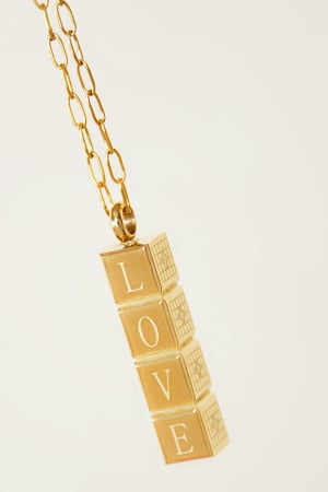 bisou de charme en acier inoxydable couleur or h5 Image3