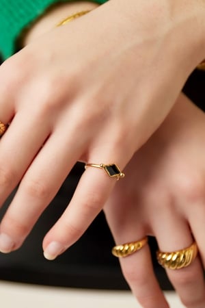 Stainless steel ring Silver Color 16 h5 Picture3