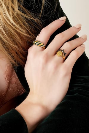 Stainless Steel Crown Ring Zircon Silver Color 16 h5 Picture2