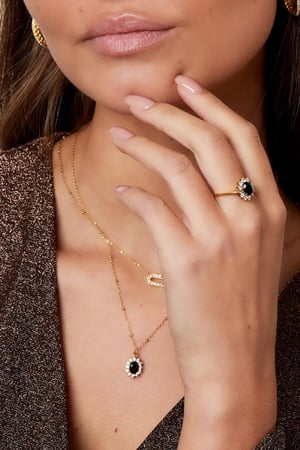 Edelstahlring vintage Goldfarbe 16 h5 Bild4