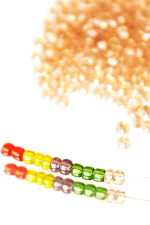 DIY-Perlen farbig - 3,5 mm Rot Glas h5 Bild3