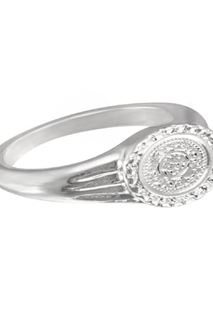 ring roman coin #16 plata chapado en  h5 Imagen3