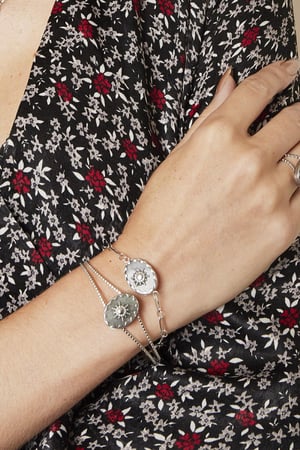 Bracelet Ray of Light Silver Color Stainless Steel One size h5 Picture4