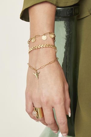 Pulsera Coins Plata Acero inoxidable h5 Imagen2