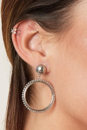 Earcuff Q Zilver Stainless Steel h5 Afbeelding2