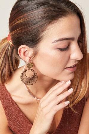 Earcuff Sinta Plata Acero inoxidable h5 Imagen3