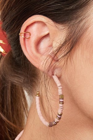 Earcuff Sinta Plata Acero inoxidable h5 Imagen2