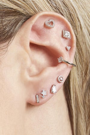 Earrings Mini Heart Multi Copper h5 Picture2
