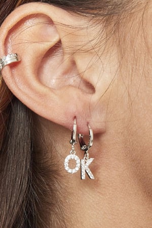 Earcuff Victoria Argenté Acier inoxydable One size h5 Image3
