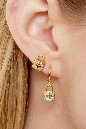 Boucles d'oreilles Precious Dot Argenté Cuivré h5 Image2