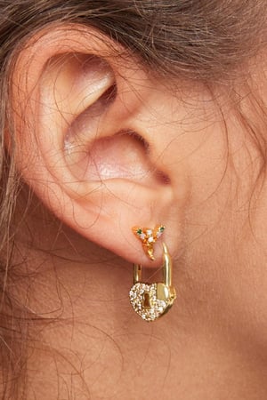 Ohrringe Forbidden Love Silber Kupfer h5 Bild2