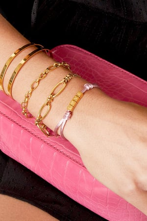 Armband Lemming Small Goud kleur Stainless Steel h5 Afbeelding2