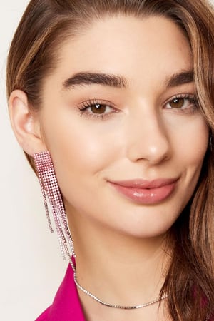 Rhinestone earrings square top - Holiday Essentials Blue & Silver Color Copper h5 Picture4