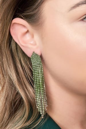 Rhinestone earrings glamerous - Holiday Essentials Gold Color Copper h5 Picture5