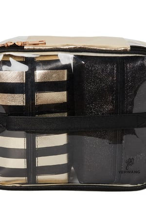 Makeup Tasche Travel Buddy Goldfarbe PVC h5 Bild3