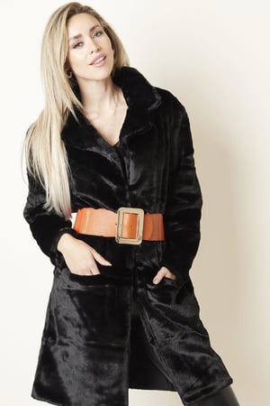 Belt Fashion Statement Orange Polyester S/M h5 Picture3