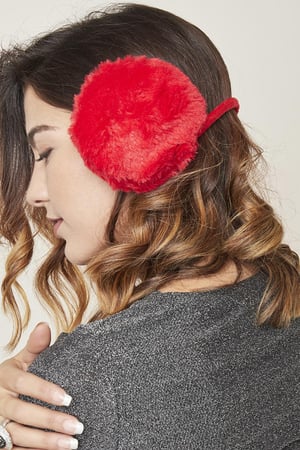 Calentadores de oídos Circles Rojo h5 Imagen3