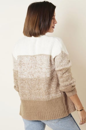 Strickjacke Layered Schwarz One size h5 Bild3