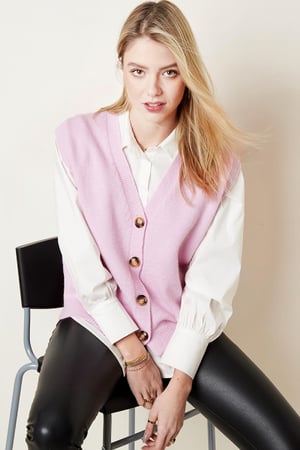 Cardigan Simplicity Blanc cassé One size h5 Image2