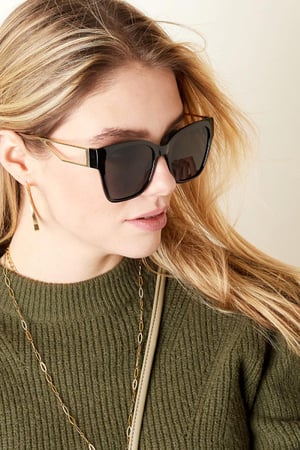Sonnenbrille Frame It Blau Metall One size h5 Bild2