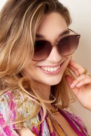 Lunettes de soleil basiques Noir Plastique One size h5 Image3