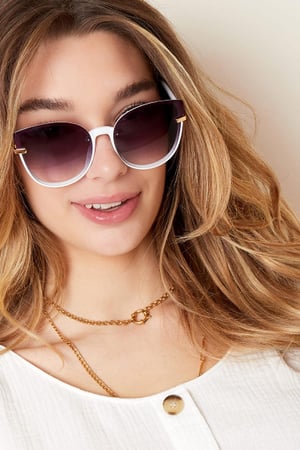 Cat Eye Sonnenbrille Schwarz Kunststoff One size h5 Bild3