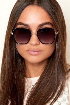 Sunglasses Gold Color frame Brown Metal One size h5 Picture4