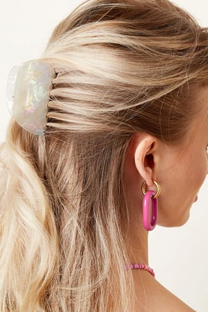 Hair clip abstract shape White Sheet Material h5 Picture2