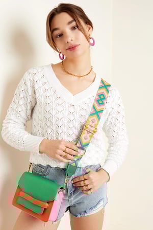 Bagstrap aztec Multi Polyester h5 Afbeelding3