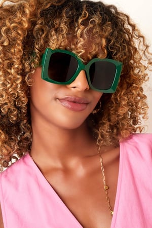 Grosses lunettes de soleil Blanc PC One size h5 Image2