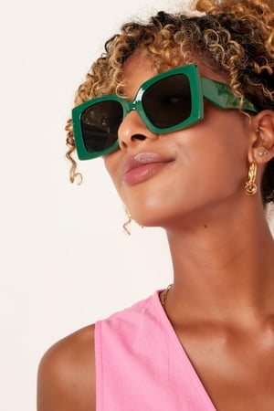 Grosses lunettes de soleil Blanc PC One size h5 Image3