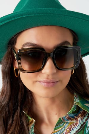 Occhiali da sole con logo Black PC One size h5 Immagine5