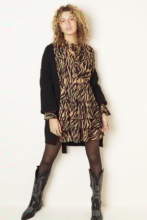 Vestido Zebralicious Marrón S h5 Imagen4