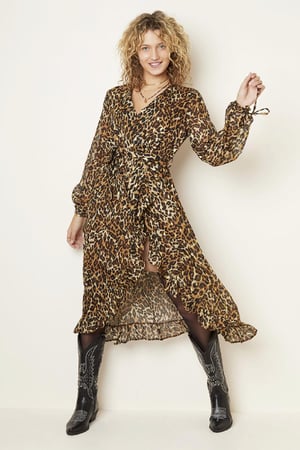 Kleid Flying Panther Long Beige S h5 Bild2
