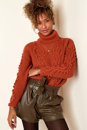 Pullover verdreht Beige S/M h5 Bild3