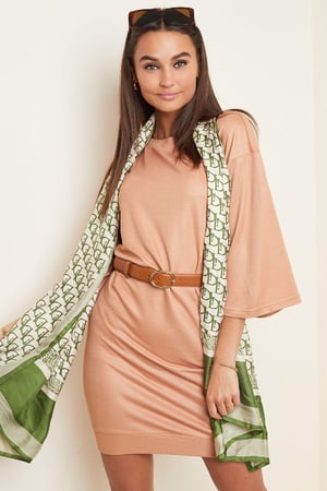 Vestido camiseta brillante Gris S h5 Imagen6