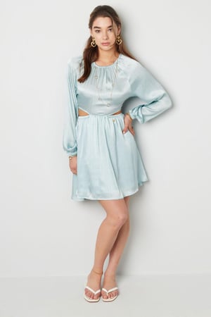 Kleid mit offenem Rücken Rosa M h5 Bild3