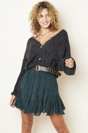Skirt Flowy Panther Black L h5 Picture3